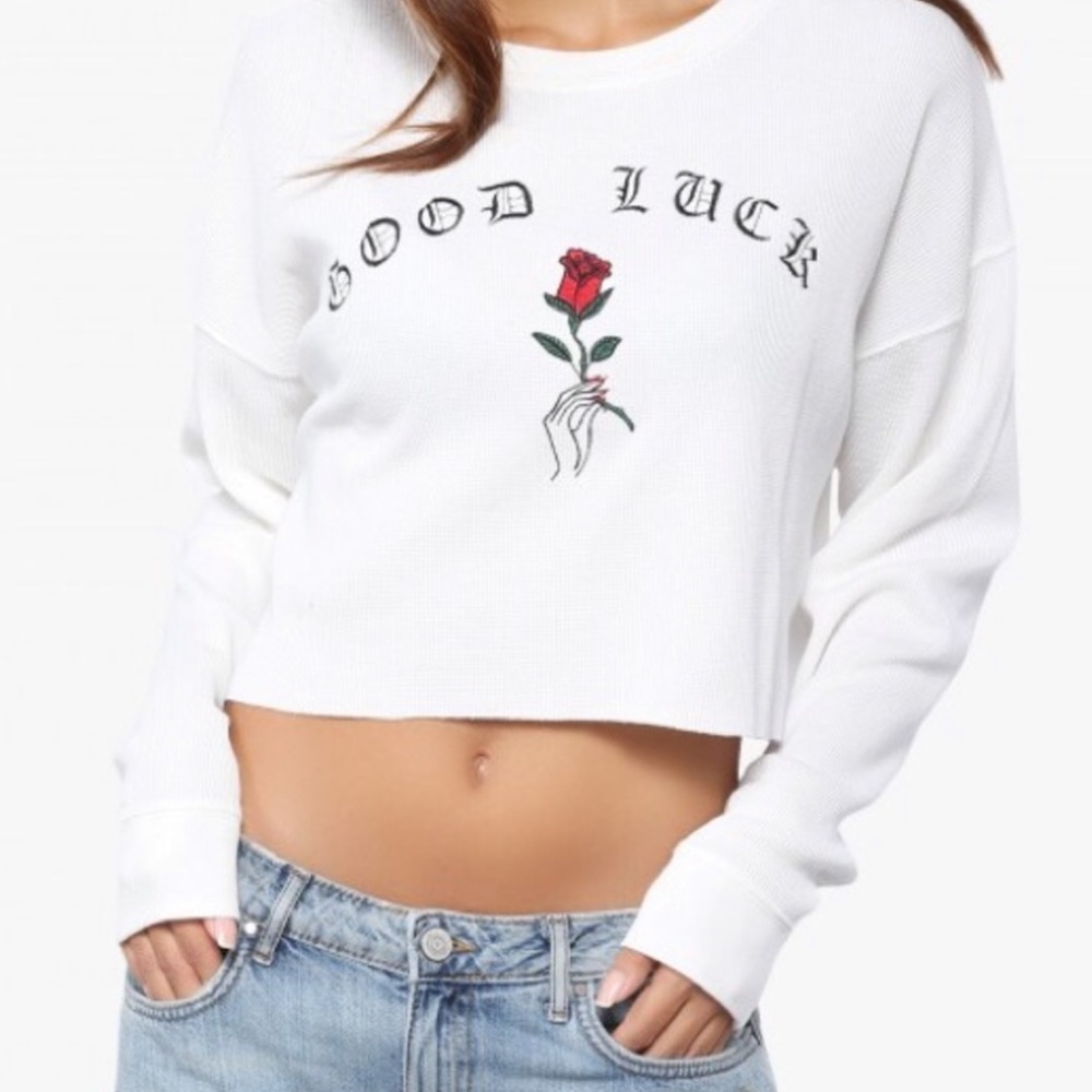 Good Luck Thermal Crop Top
